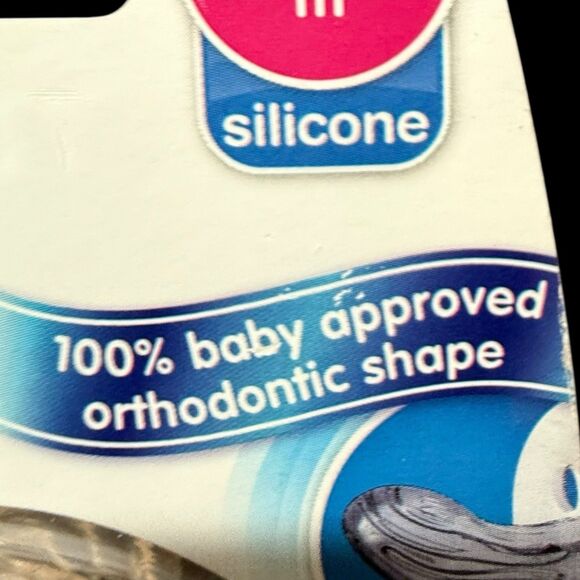 Nuk Pacifiers Orthodontic Silicone 6-18 M Football & Basketball BPA Free New - Picture 5 of 11